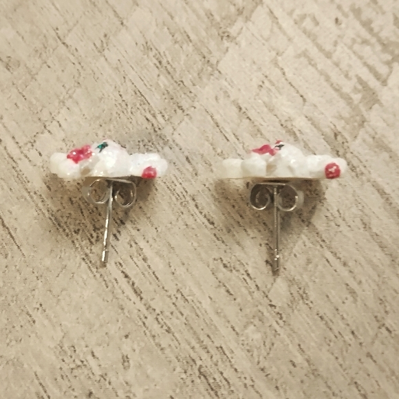 Claire's *Sparkly* Bunny Stud Earrings, Easter/Spring ✨🐰 - Picture 3 of 3